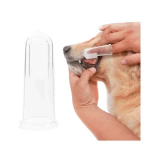 Bàn Chải Đánh Răng Cho Chó Mèo Silicon Đeo Tay